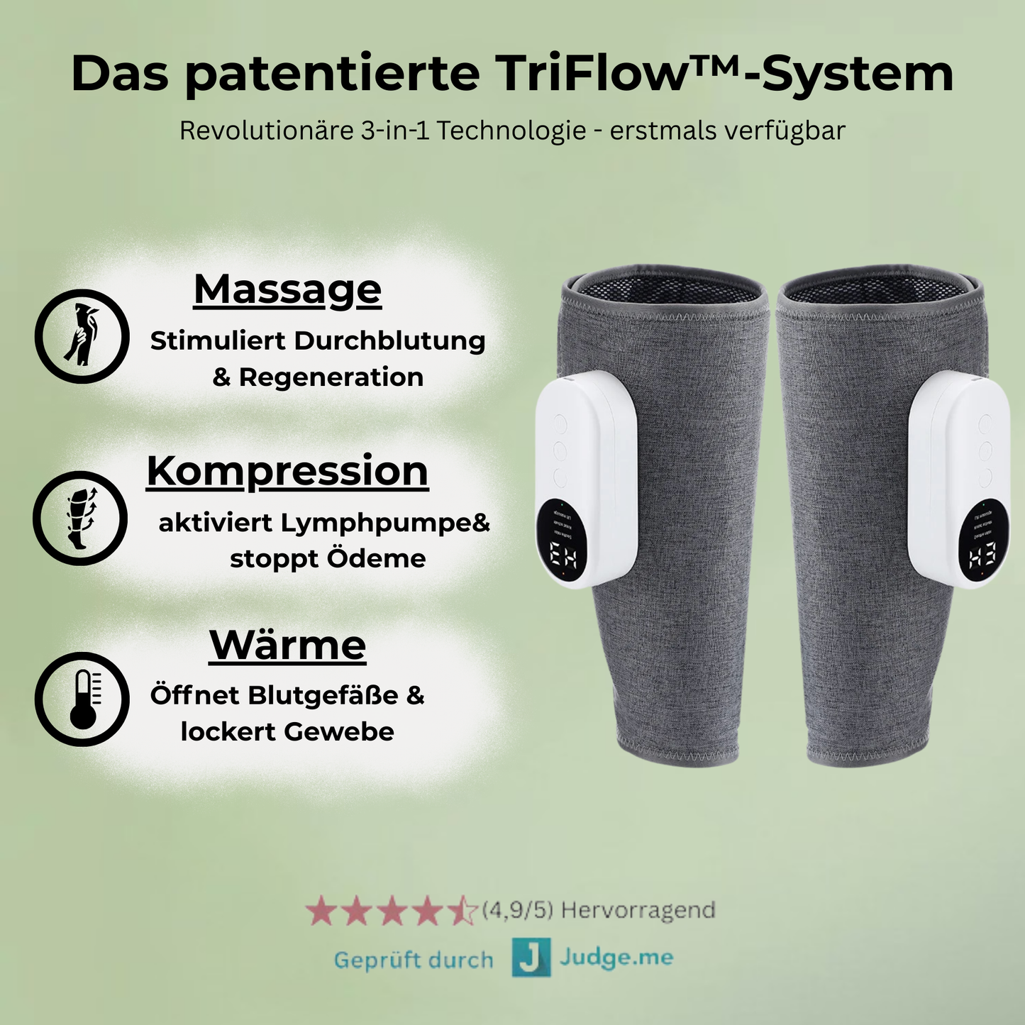 VeinRelief 3in1 Massagegerät