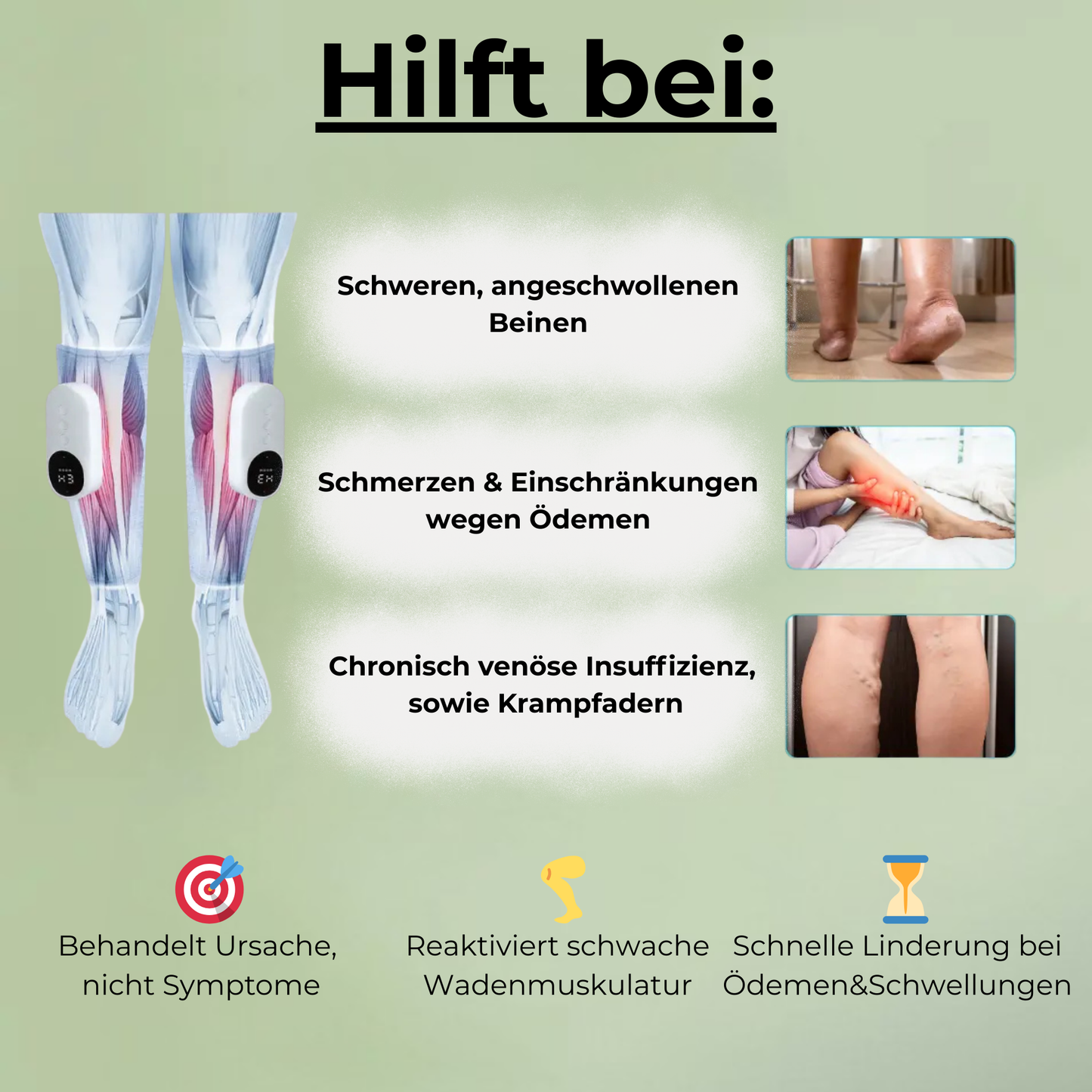 VeinRelief 3in1 Massagegerät