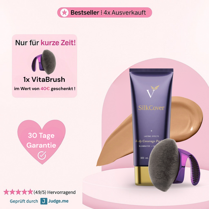 SilkCover™  Creme inkl. VitaBrush (Gratis)