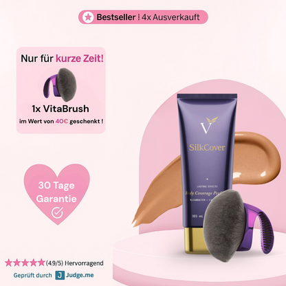 SilkCover™  Creme inkl. VitaBrush (Gratis)