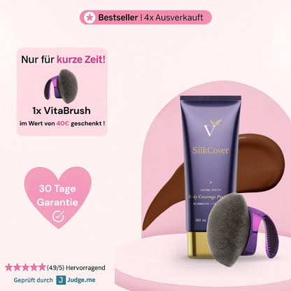 SilkCover™  Creme inkl. VitaBrush (Gratis)
